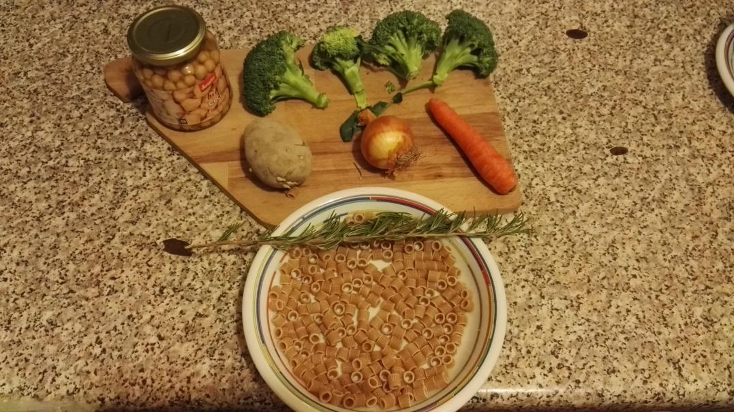 Ingredients for Chickpea Soup