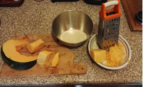 Ingredients for Pumpkin Risotto